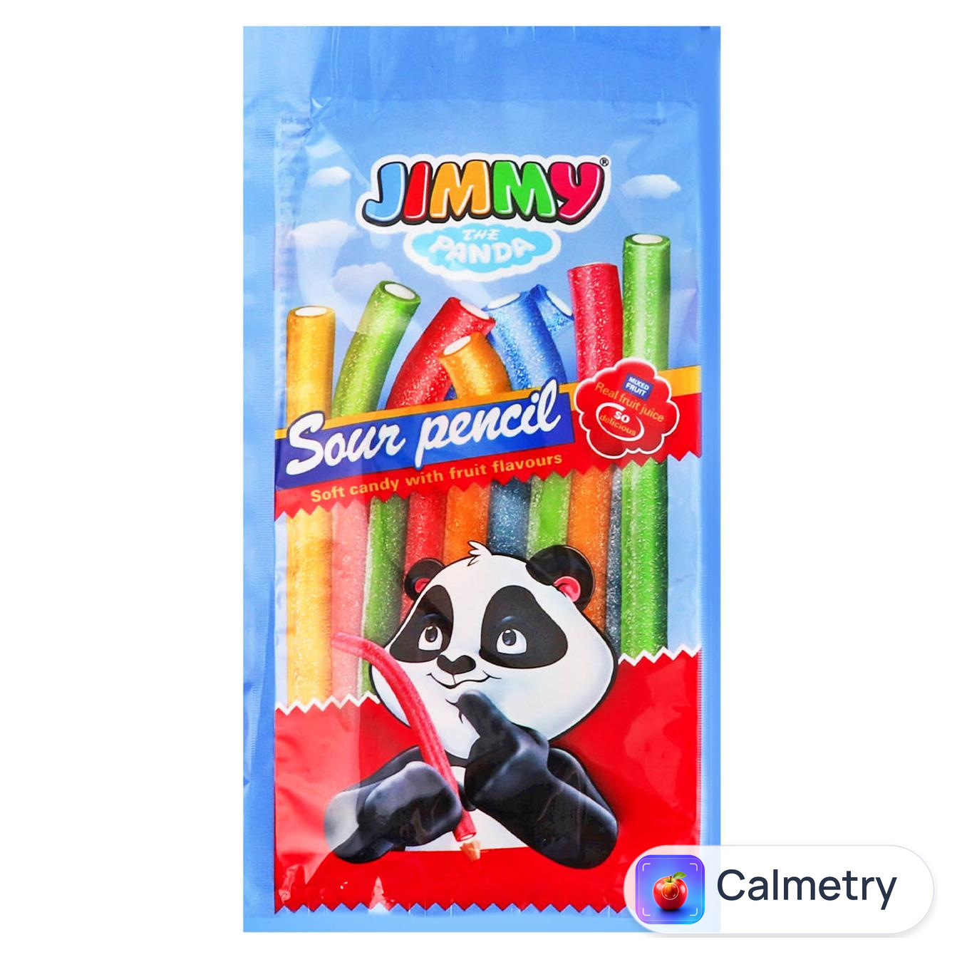 Мармелад Jimmy Sour Pencil жувальний з фруктовим смаком кислий 75г — фото продукту