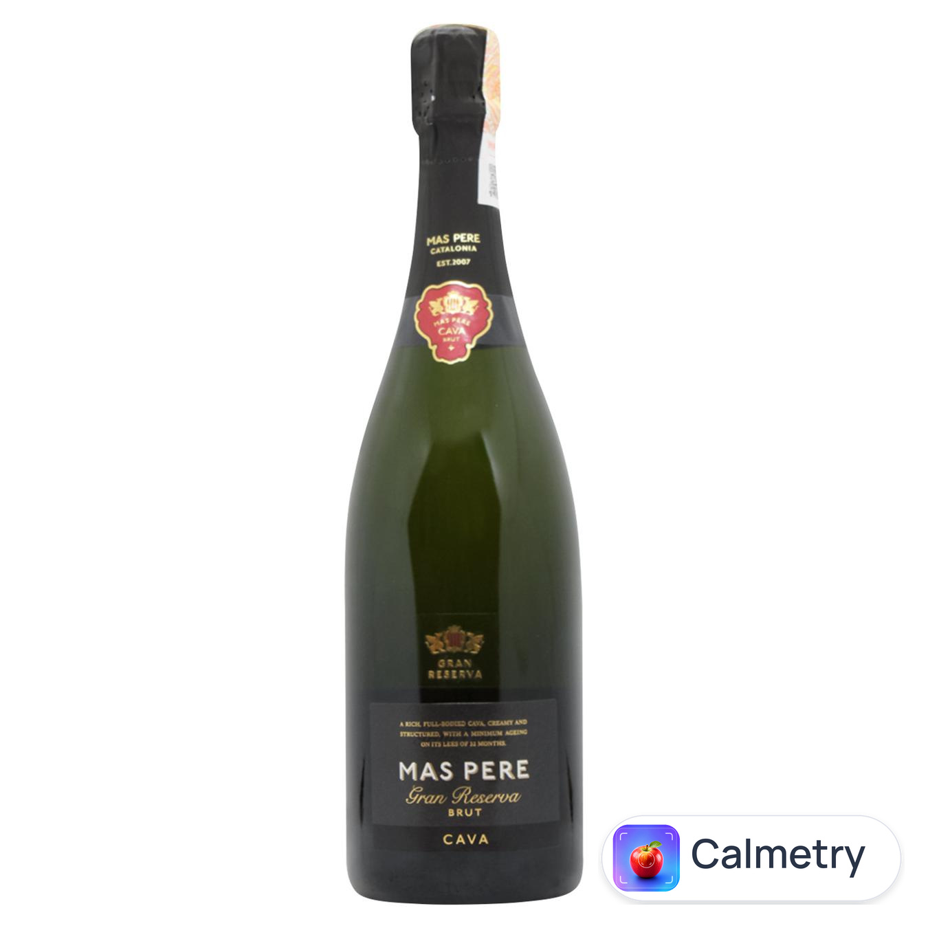 Вино ігристе Mas Pere Gran Reserva Brut біле брют 11,5% 0,75л