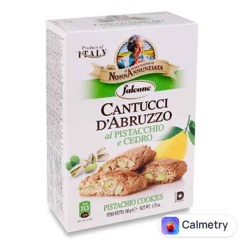 Печиво Falcone кантучіні з фісташками та цукатами
