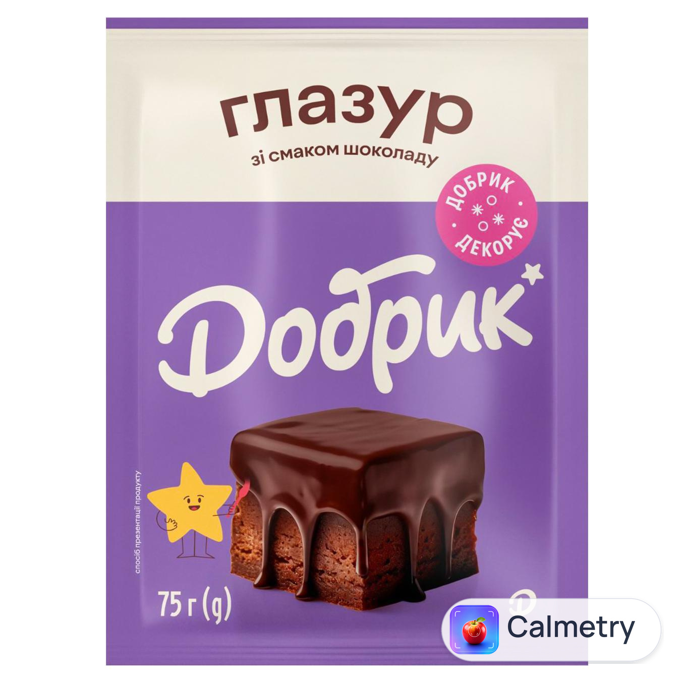 Глазур Добрик зі смаком шоколаду 75г