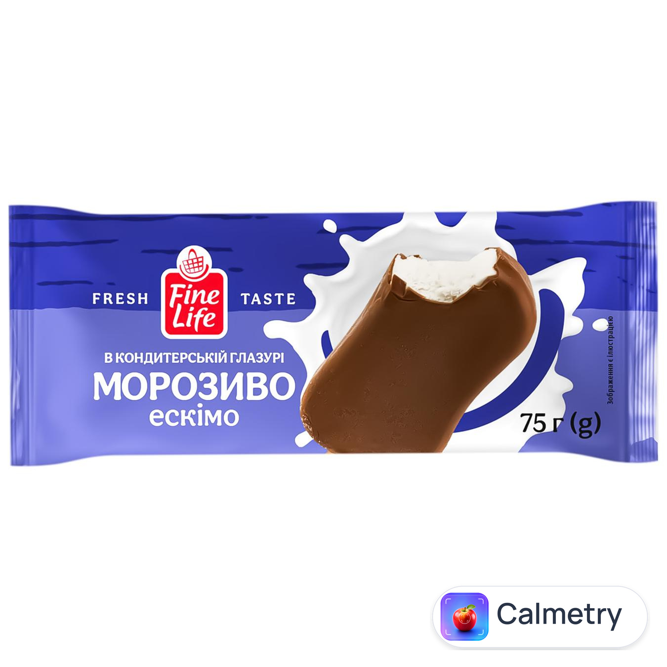Морозиво ескімо Fine Life в глазурі 75г