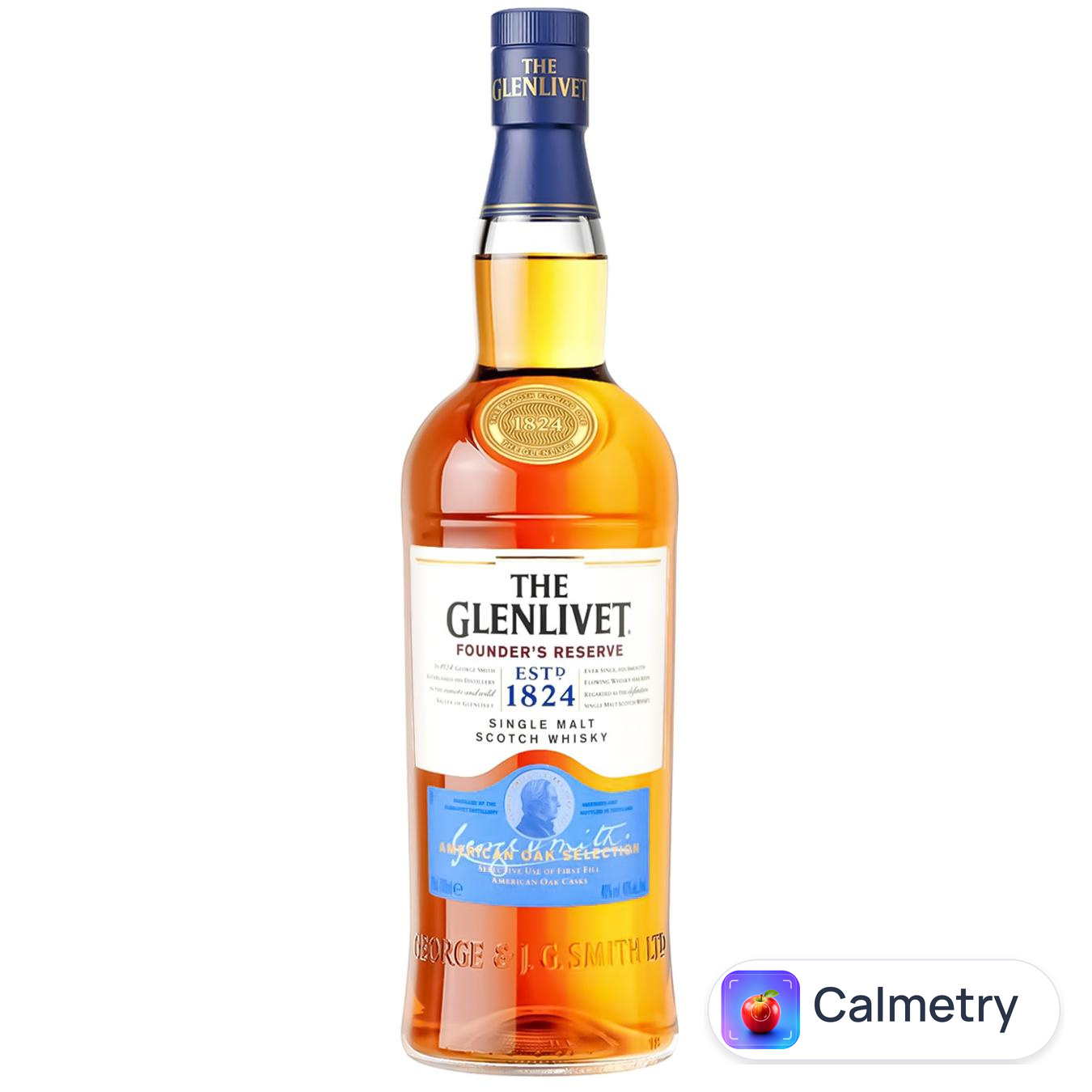 Віскі The Glenlivet Founder's Reserve 40% 0,7л в подарунковiй упаковцi — фото продукту