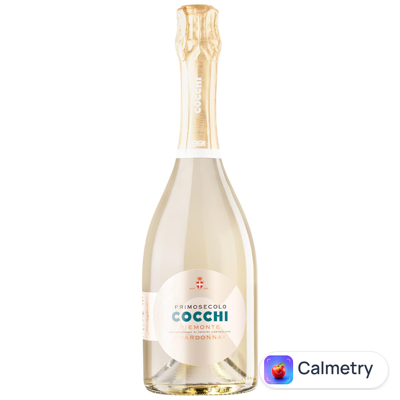 Вино ігристе Cocchi Piemonte DOC Chardonnay біле брют 12% 0,75л