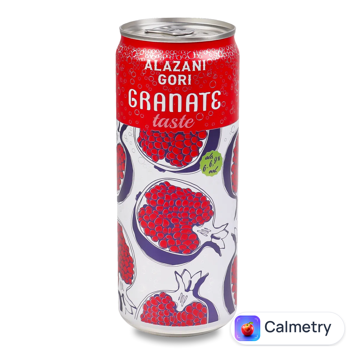 Напій винний Alazani Gori Granate червоний напівсолодкий з/б 0,33л