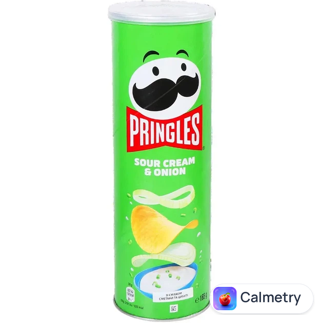 Чипси зі смаком сметани та цибулі Pringles 165 г