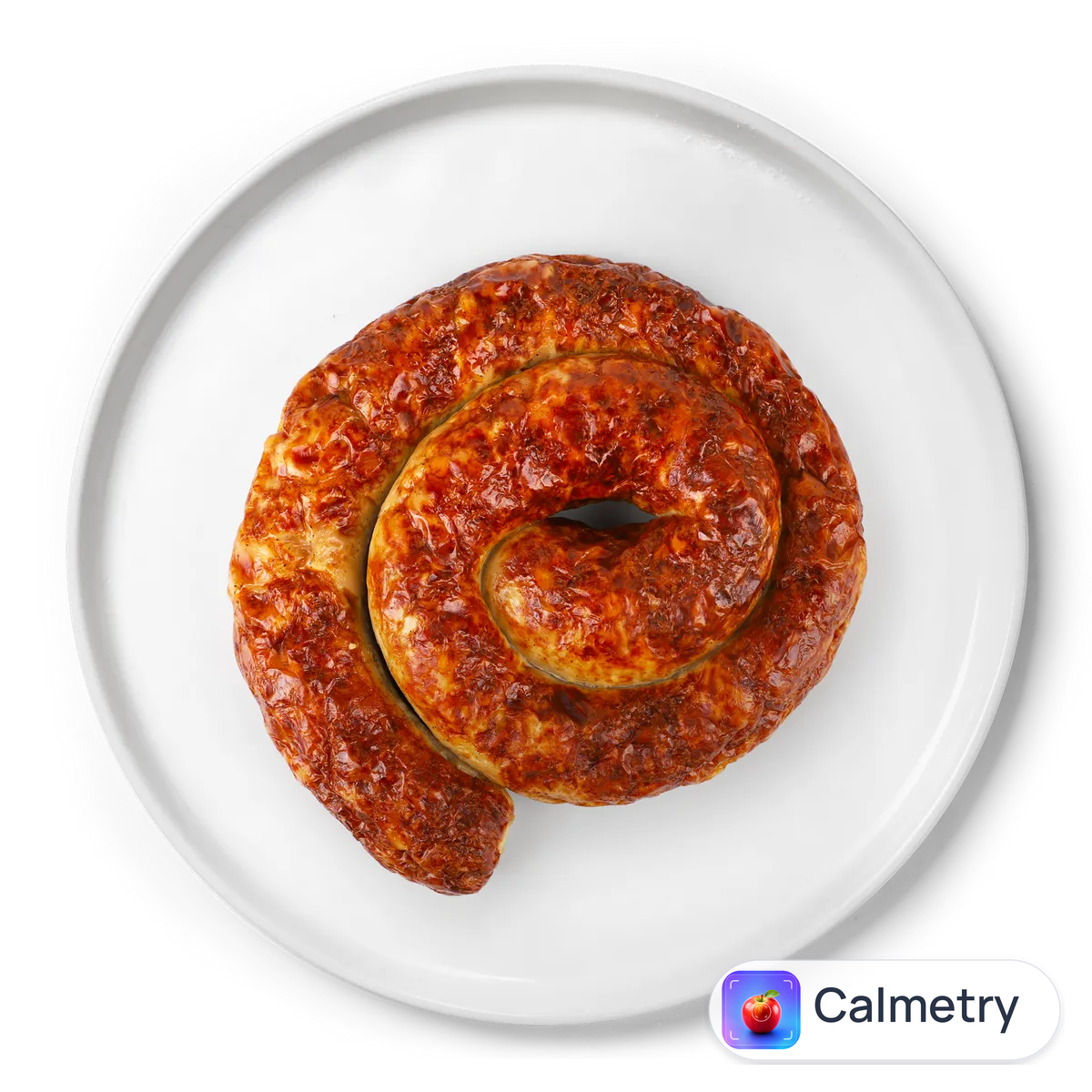 Запечена в печі ковбаса зі свинини