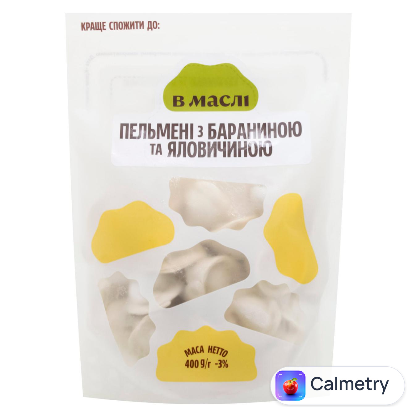 Пельмені В Маслі з бараниною та яловичиною 400г