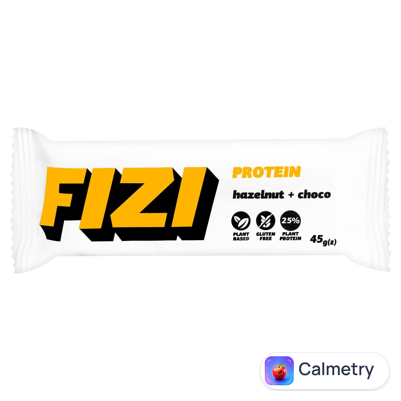 Батончик протеїновий Fizi Hazelnut + Choco у шоколадній глазурі 45г