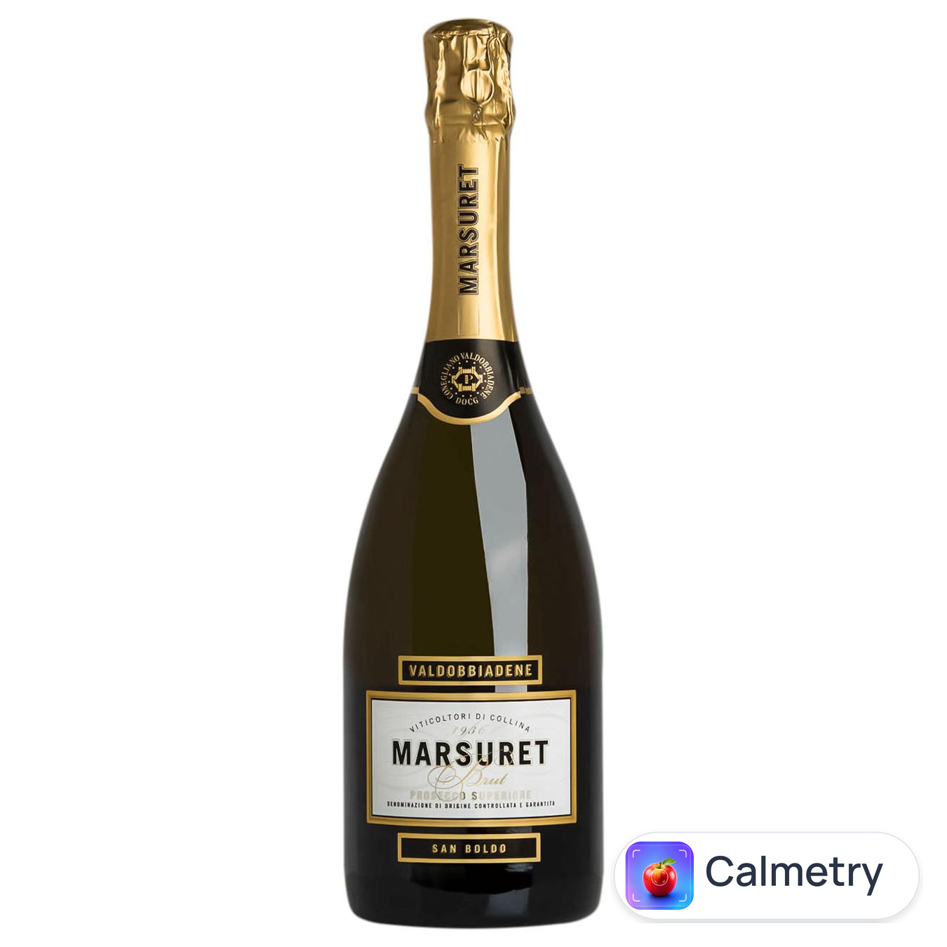Вино ігристе Marsuret Valdobbiadene Prosecco біле сухе 11,5% 0,75л