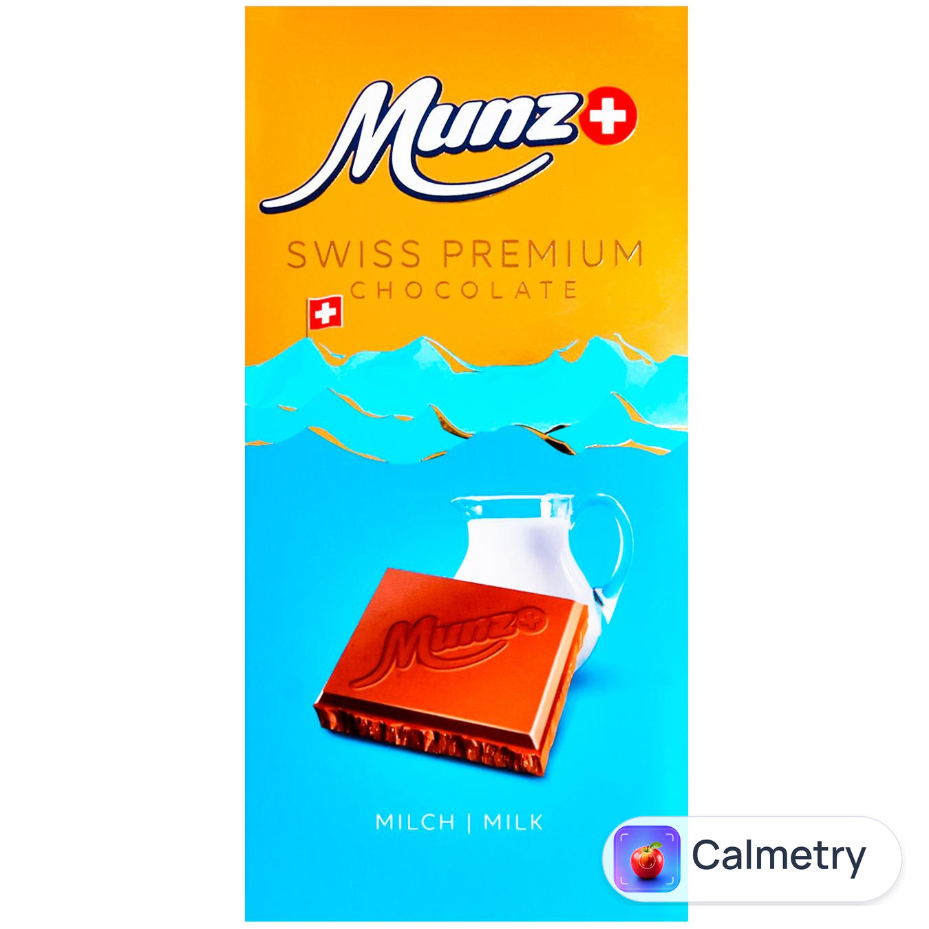 Шоколад молочний Munz 100г