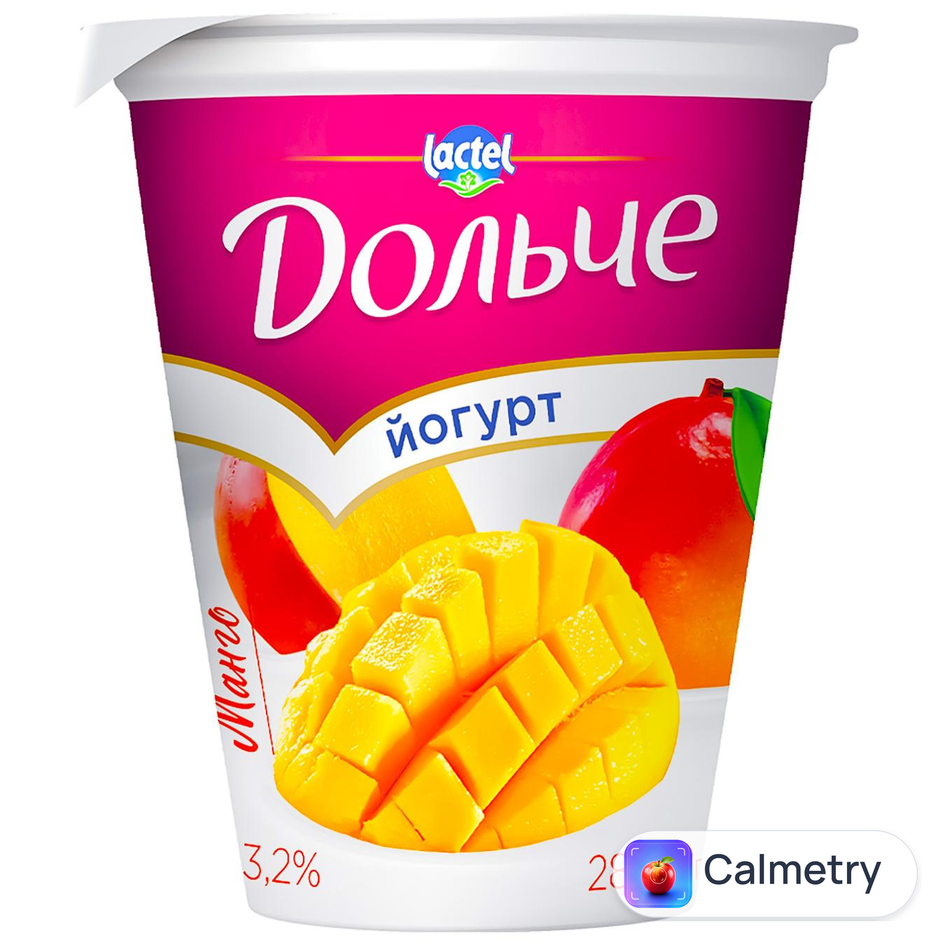 Йогурт Дольче Манго 3,2% 280г — фото продукту