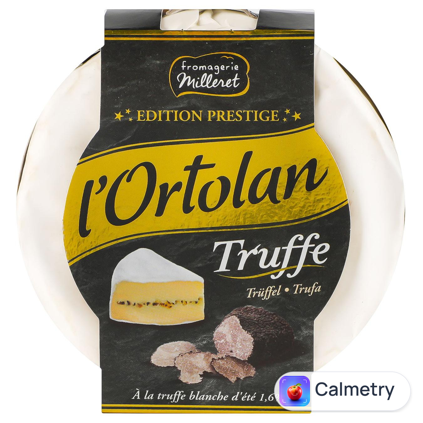 Сир L'Ortolan Milleret з трюфелями 55% 135г — фото продукту