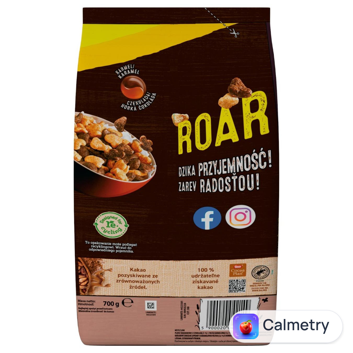 Сніданок сухий NESTLE® LION® Caramel&Chocolate 700г — фото продукту