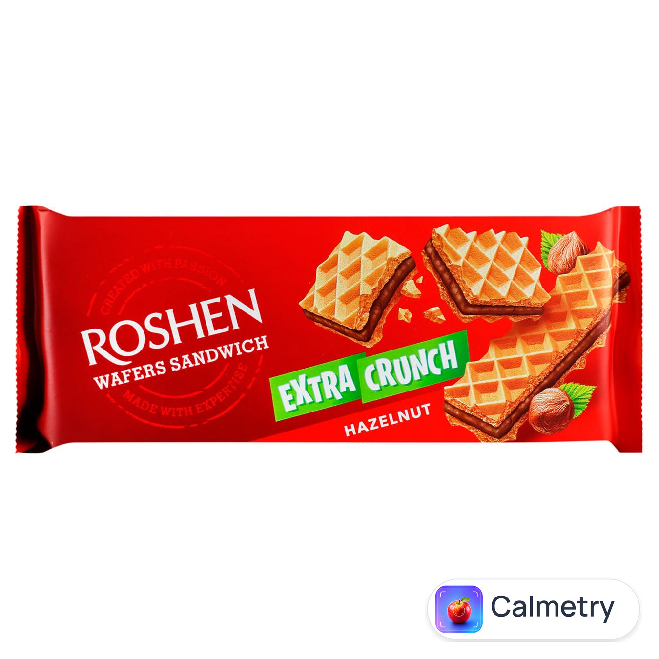 Вафлі Roshen Wafers Sandwich Crunch горіх 142г — фото продукту