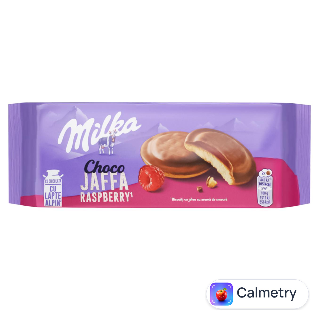 Печиво Milka ChocoJaffa малина 150г — фото продукту