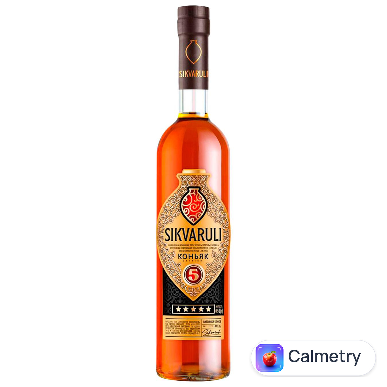 Коньяк Sikvaruli 5 років 40% 0,5л
