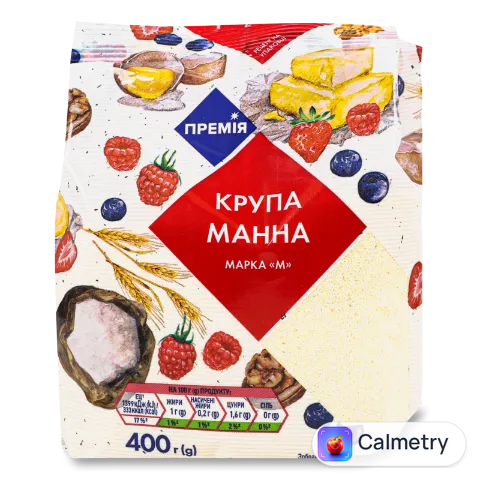 Крупа манна «Премія»® брикет 0,4кг