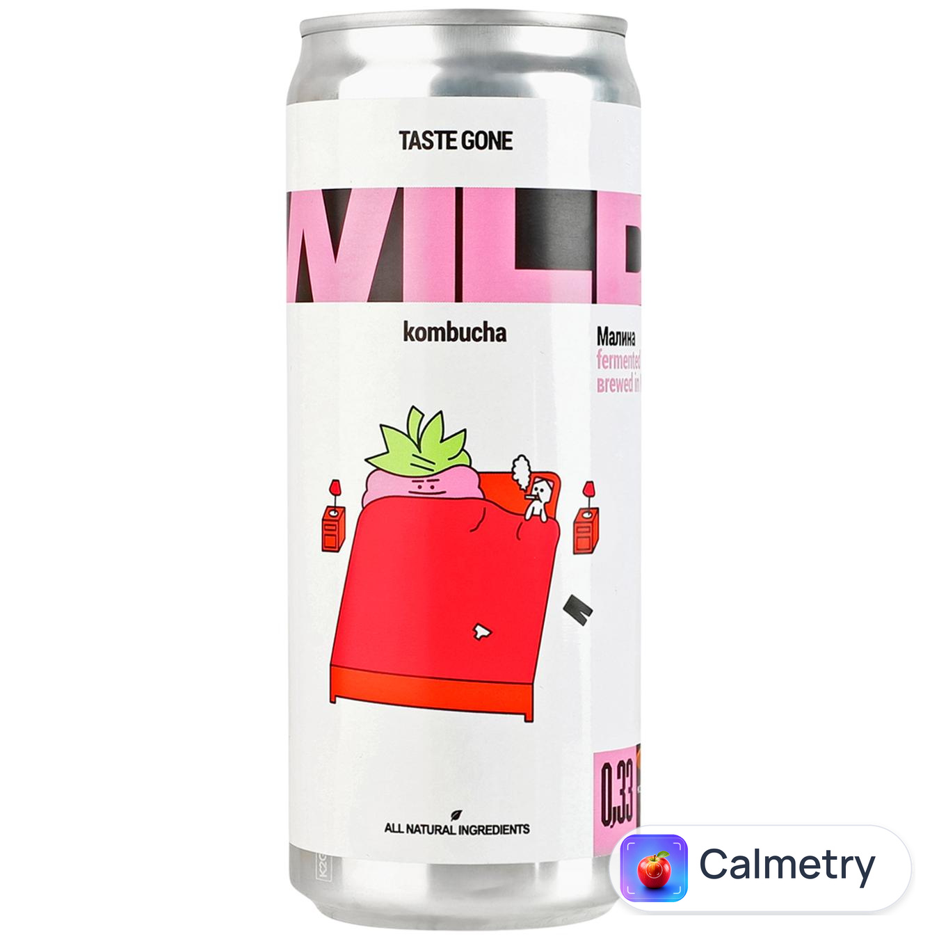 Комбуча Wild Kombucha Малина 0,33л