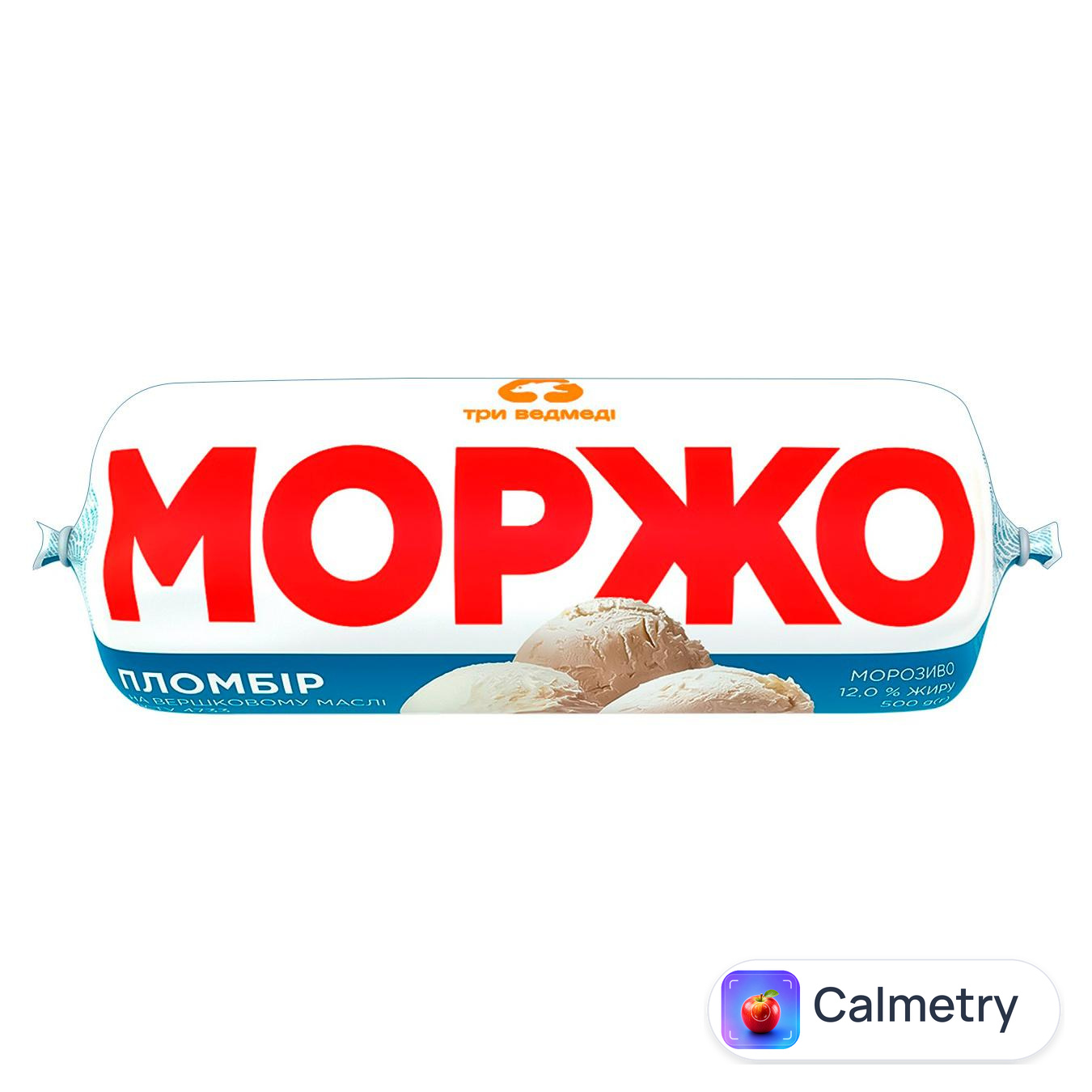 Морозиво Три Ведмеді Моржо пломбір 500г
