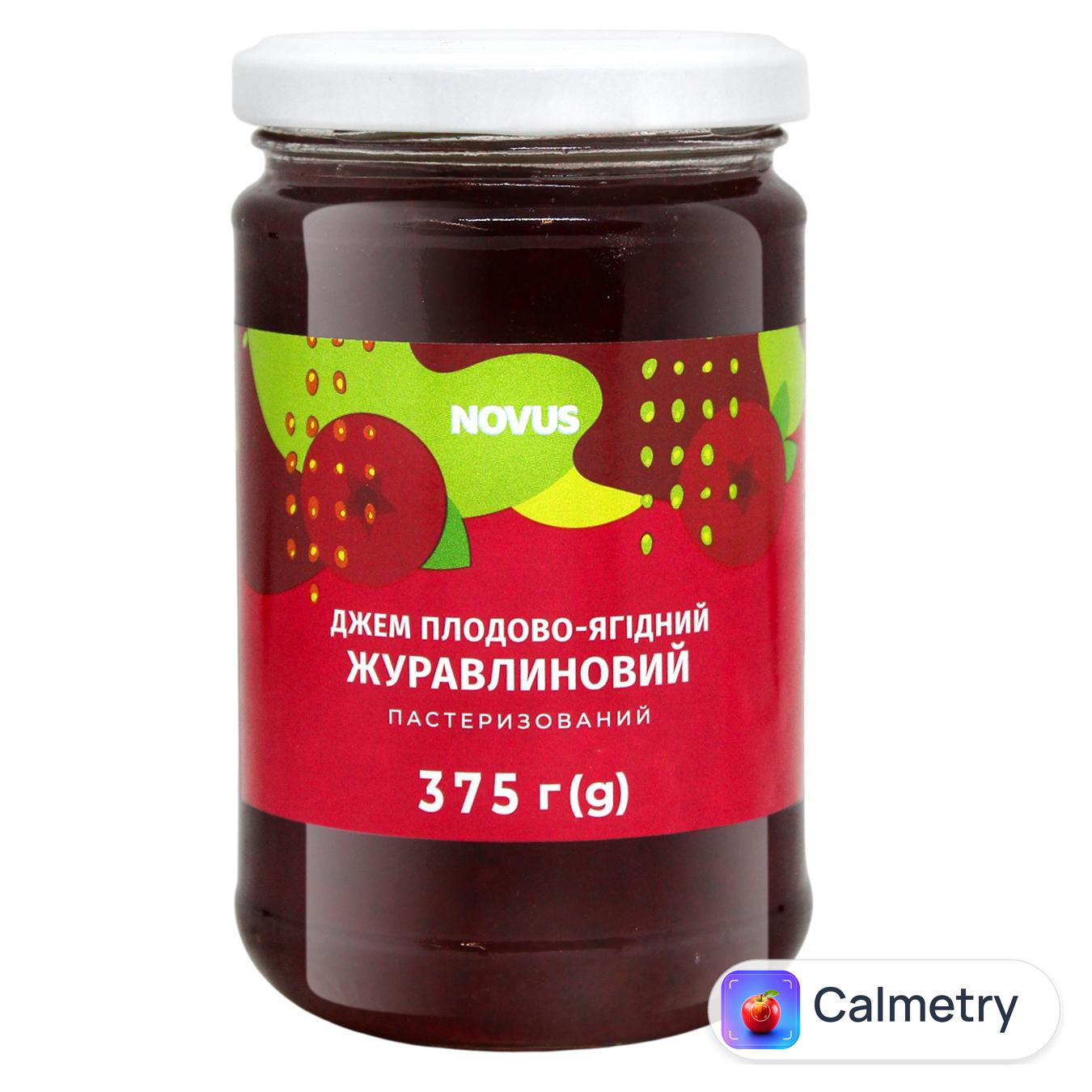 Джем Novus Журавлина 375г — фото продукту