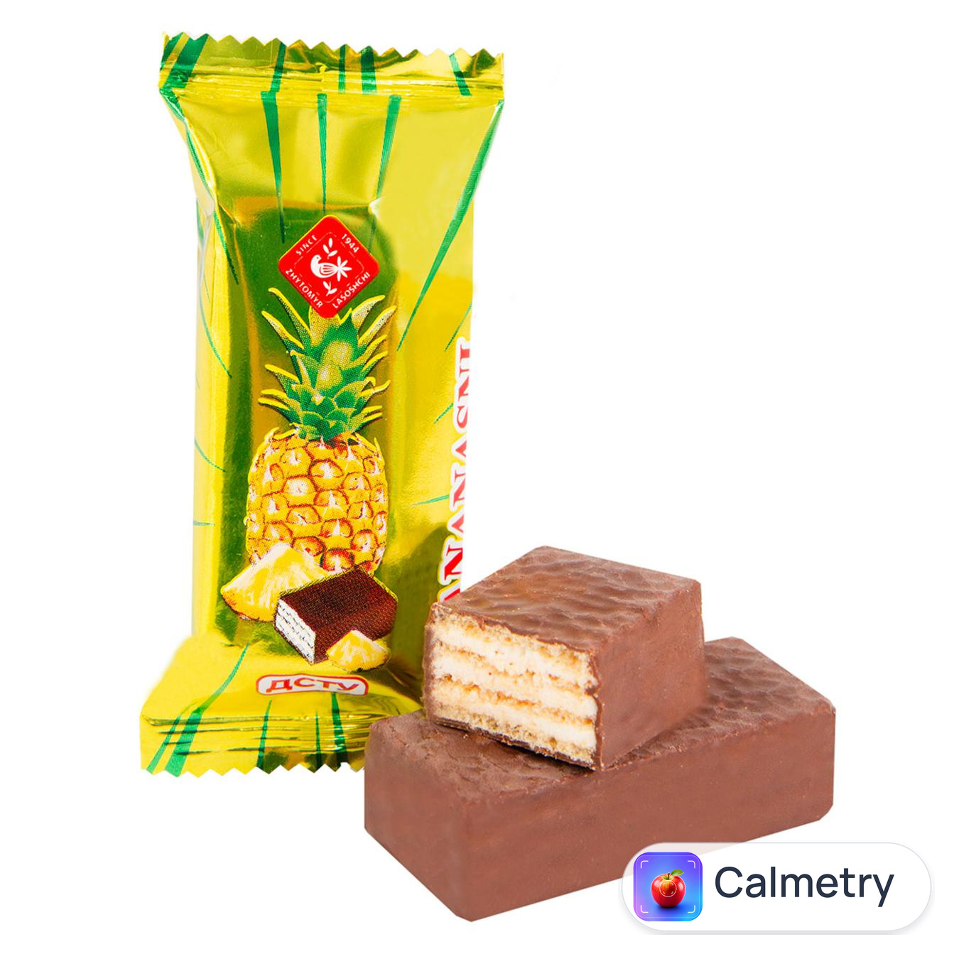 Цукерки Житомирські Ласощі Ананасні глазуровані