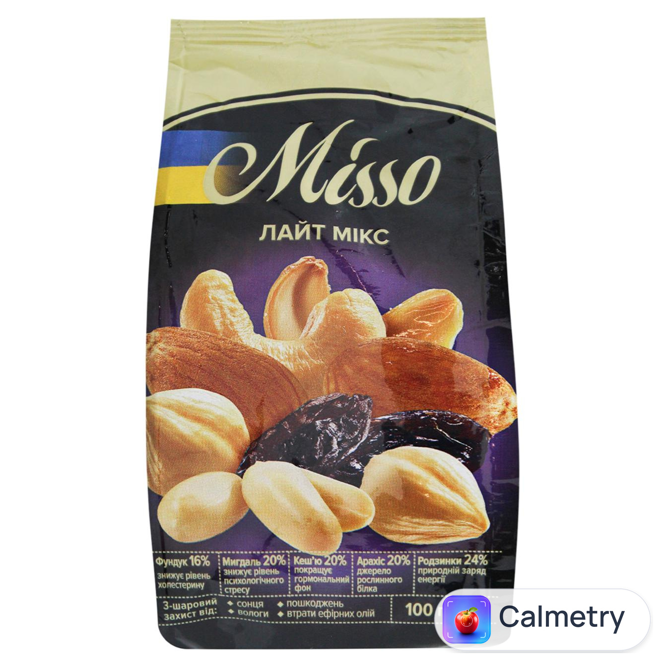 Асорті фруктово-горіхове Misso Лайт мікс 100г — фото продукту
