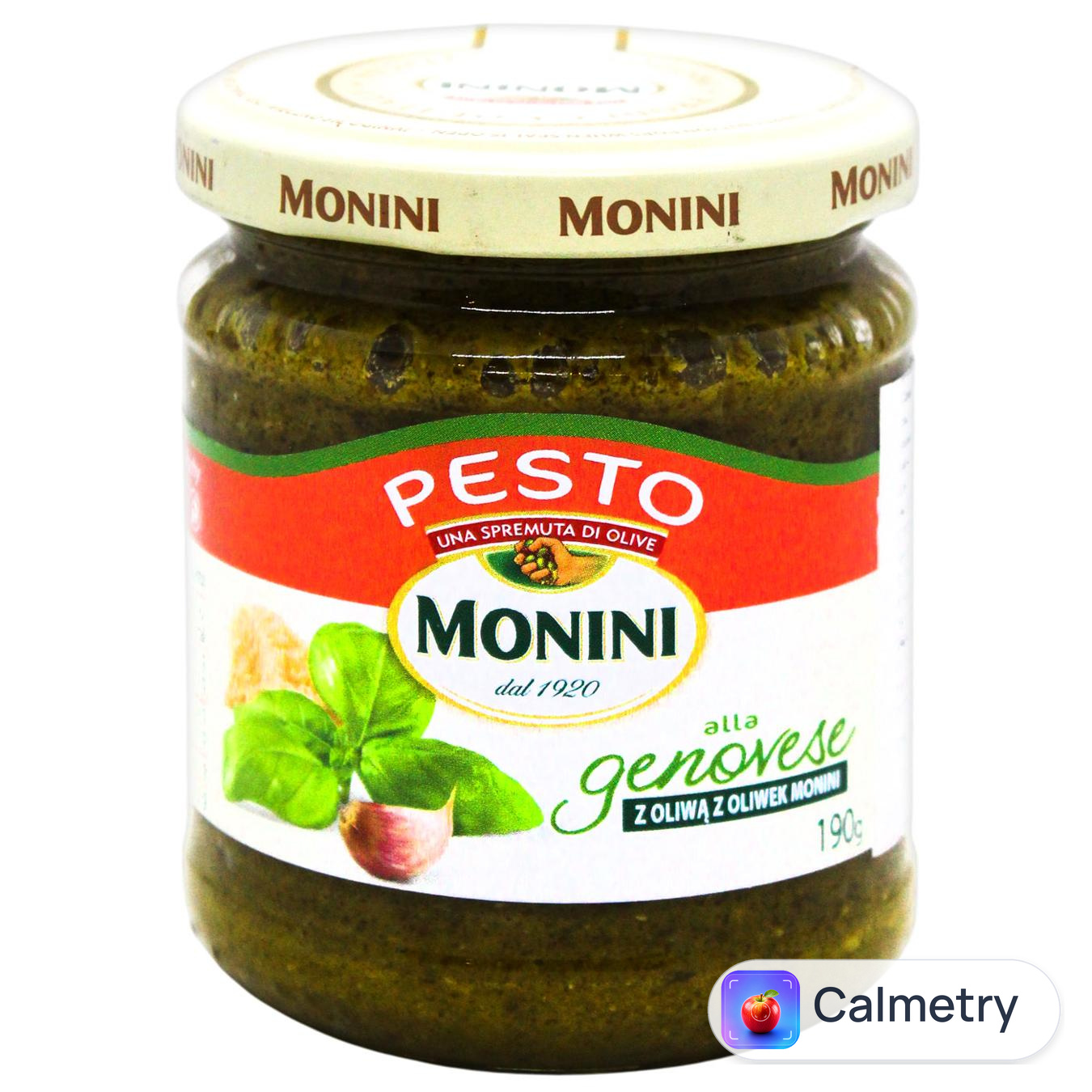 Соус Monini Pesto з базиліком та часником 190г