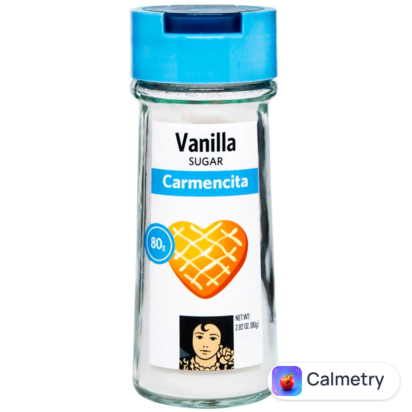 Цукор ванільний Carmencita для кондитерських виробів 80г