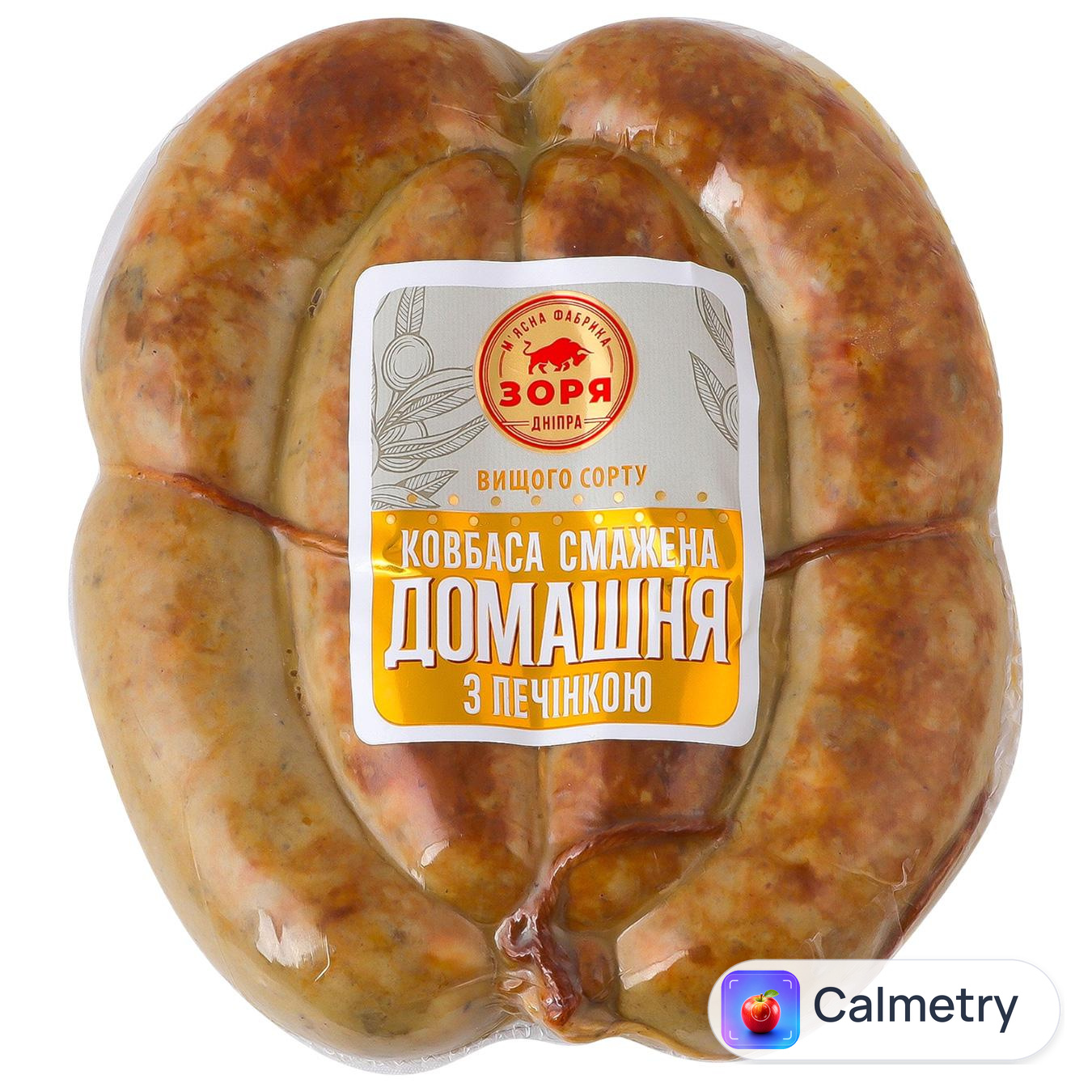 Ковбаса Зоря Дніпра Домашня смажена вищий сорт