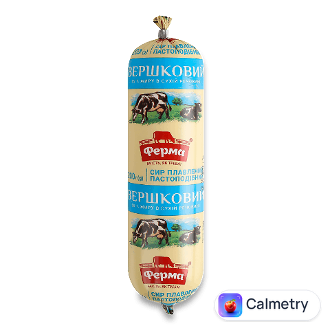 Сир плавлений Ферма Вершковий 55% туба, 200г