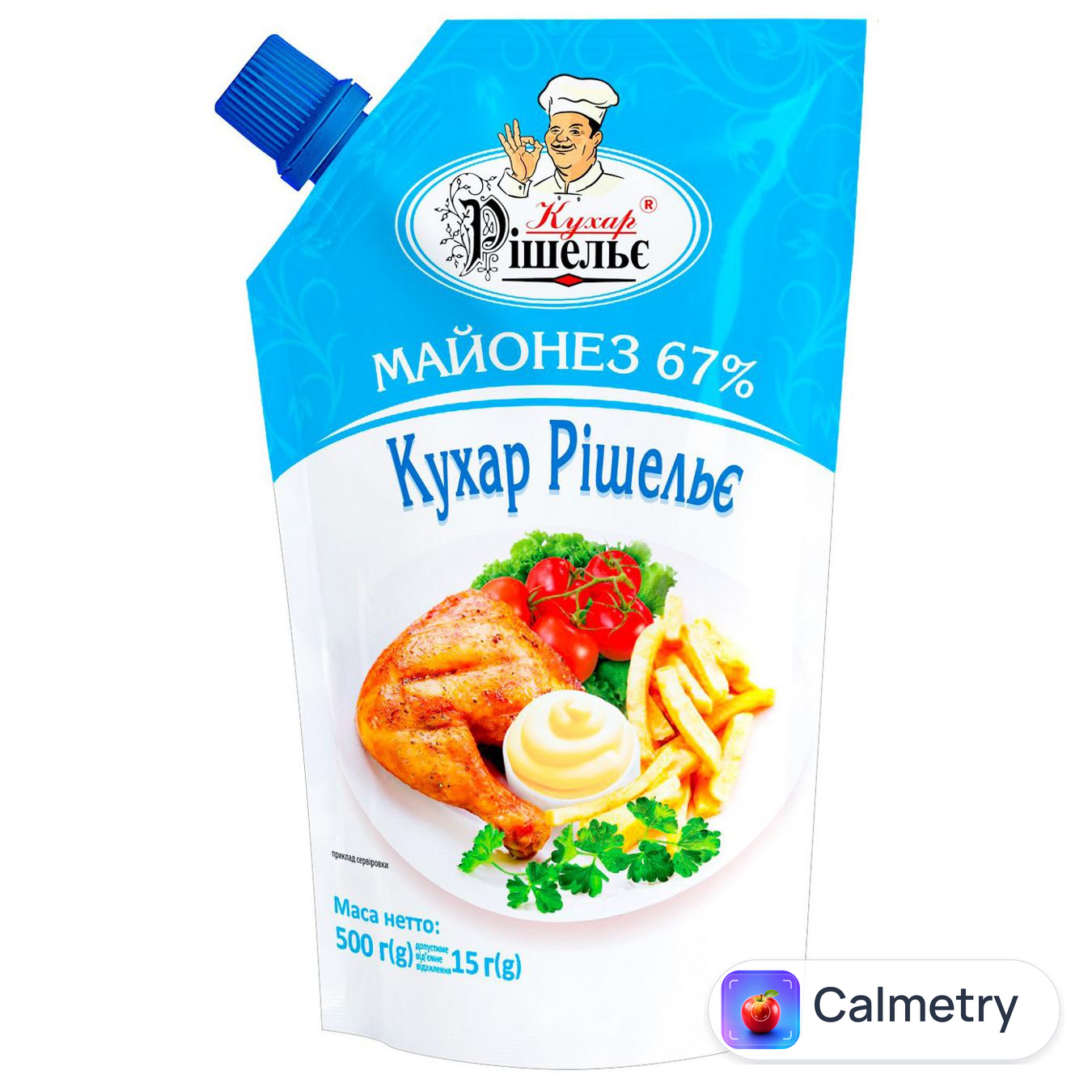 Майонез Кухар Рішельє 67% 500г