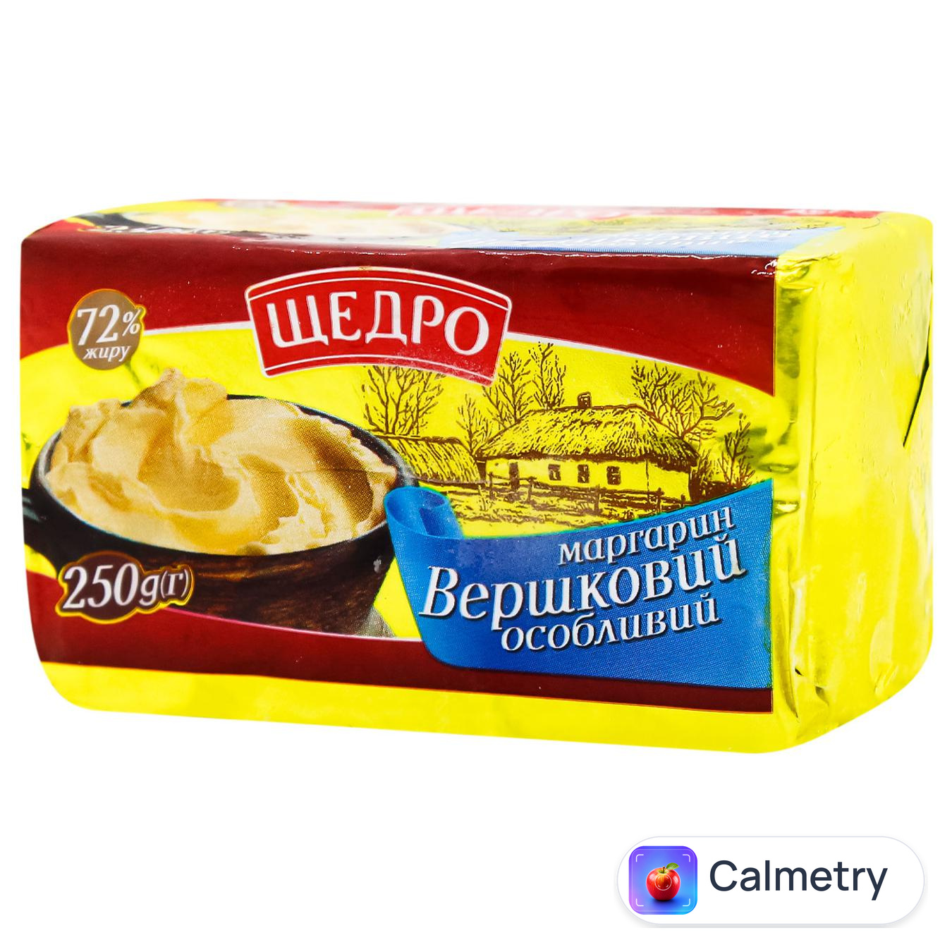 Маргарин Щедро Вершковий особливий 250г — фото продукту