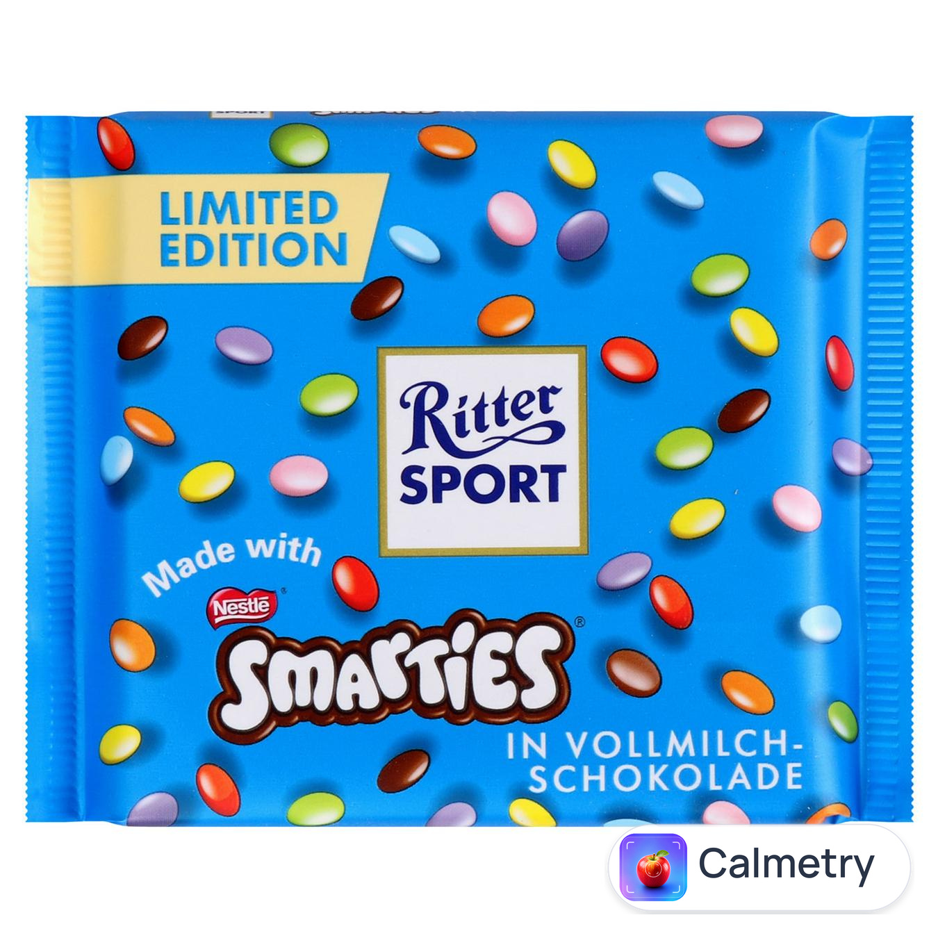 Шоколад молочний Ritter Sport з дропсом Smarties 100г