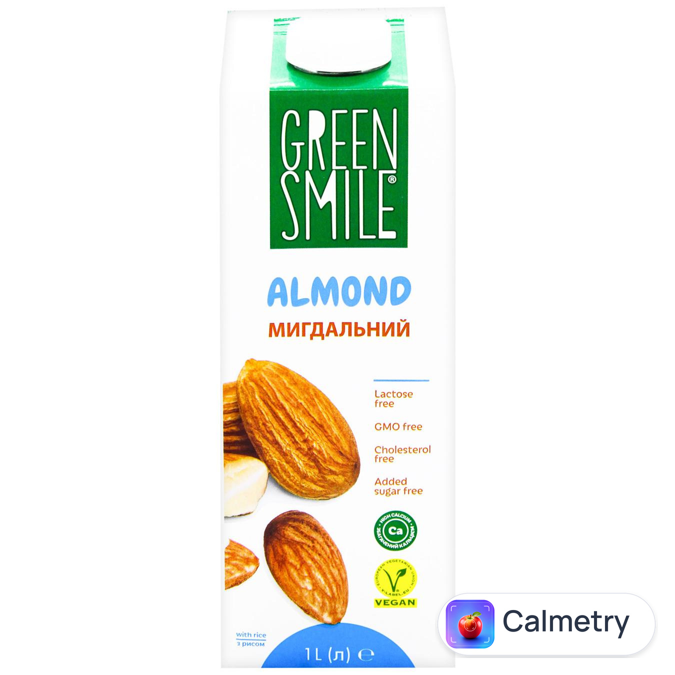 Напій рисово-мигдальний Green Smile 1,5% 1л — фото продукту