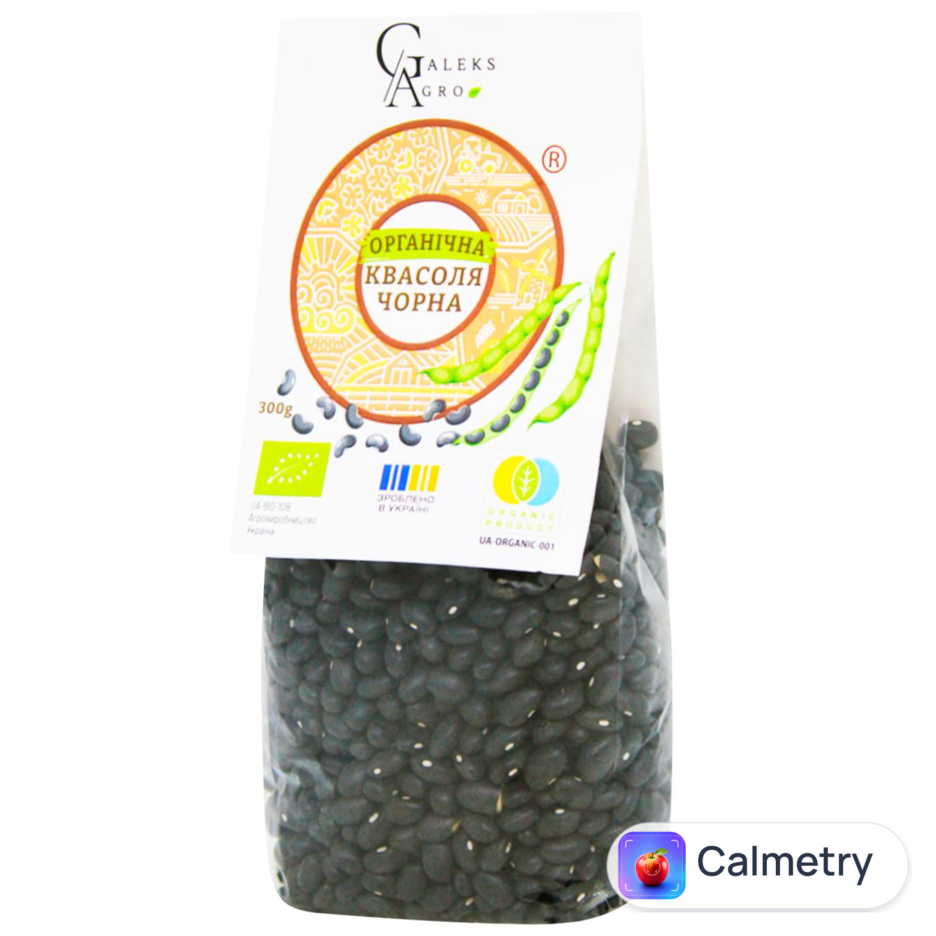 Квасоля Galeks-Agro чорна органічна 300г