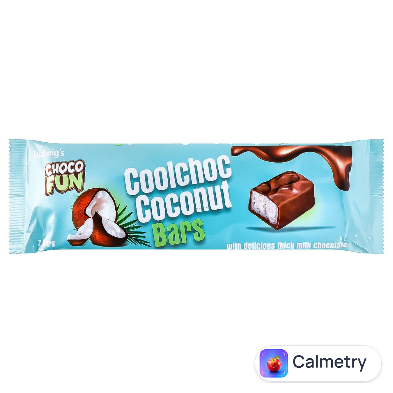 Батончики Choco Fun Coolchoc Coconut у молочному шоколаді 175г