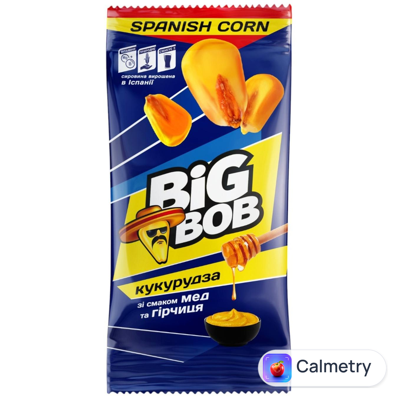 Кукурудза Big Bob Мед з гірчицею смажена 60г