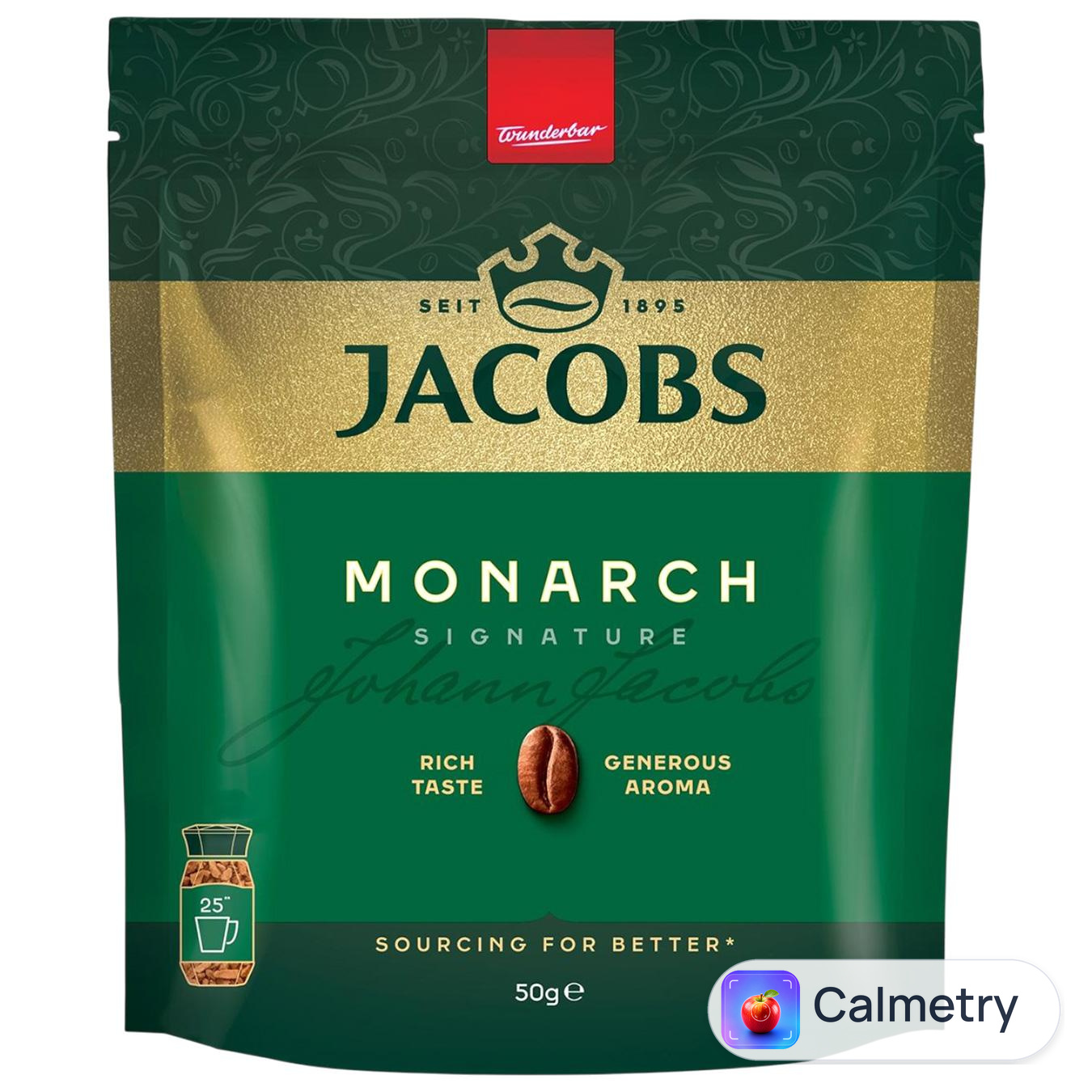 Кава розчинна Jacobs Monarch 50г — фото продукту