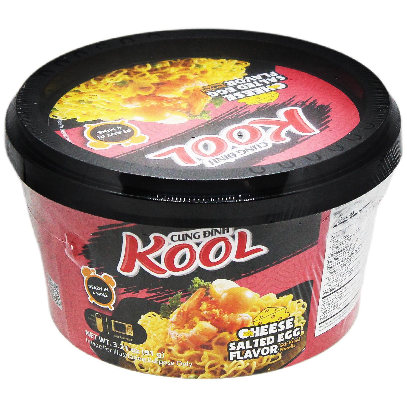 Локшина Kool Cung Dinh зі смаком сиру 91г — фото продукту