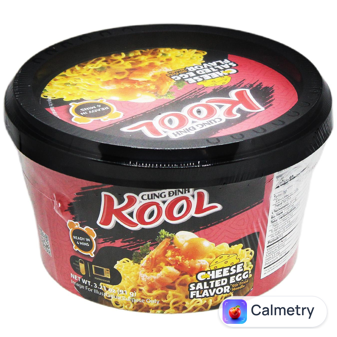 Локшина Kool Cung Dinh зі смаком сиру 91г — фото продукту