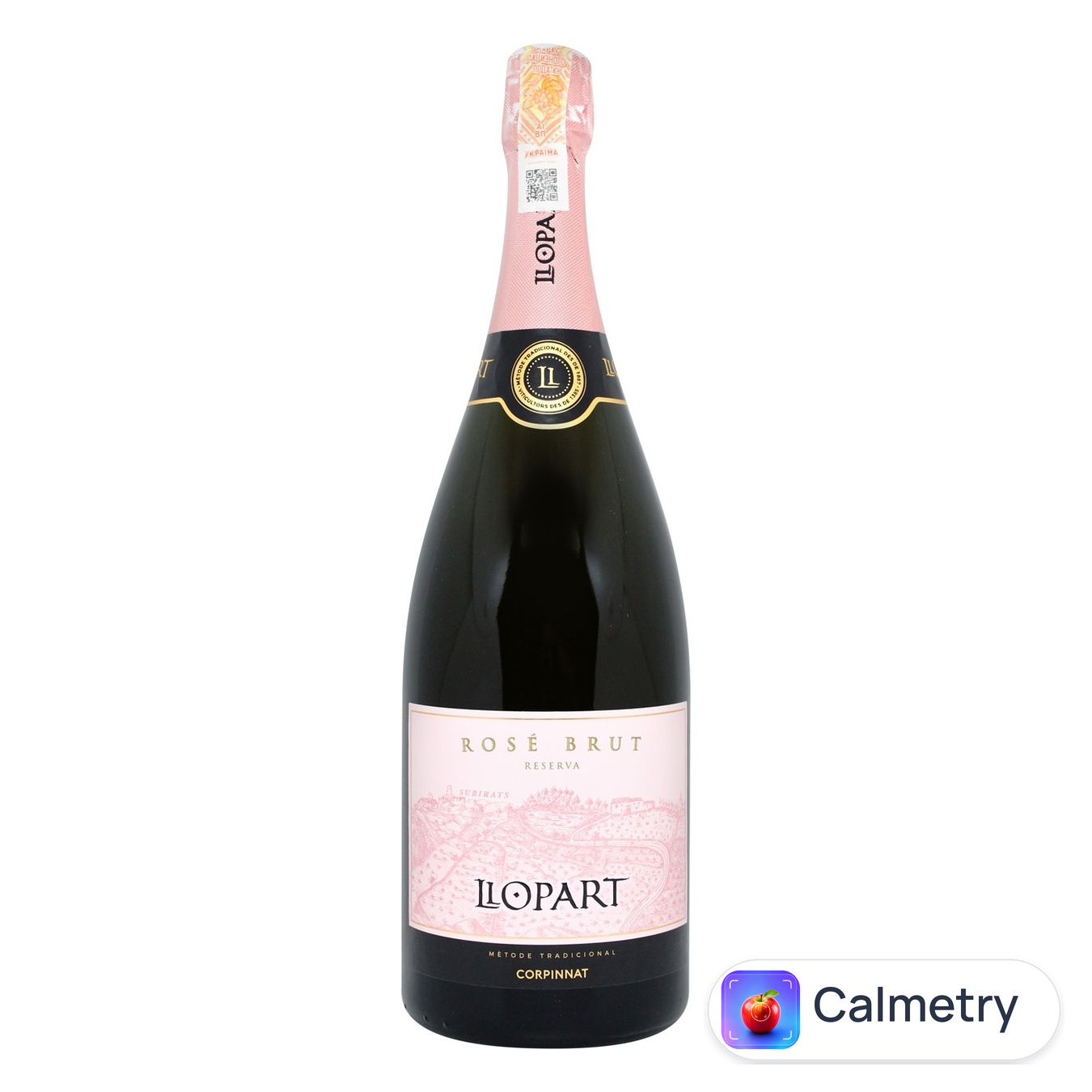 Вино ігристе Pere Llopart Rose Brut рожеве брют 11,5% 1,5л