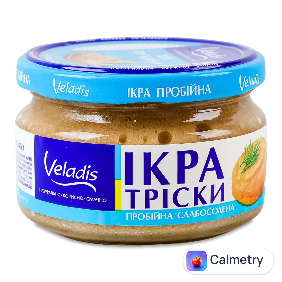 Ікра тріски Veladis пробійна слабосолена с/б 180г