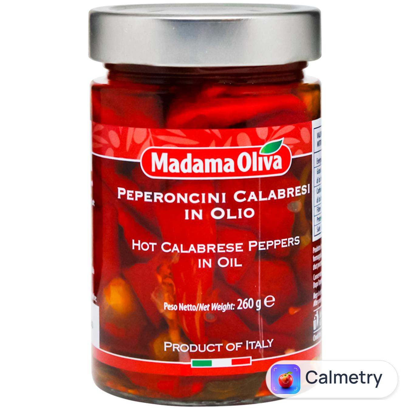 Перець гострий Madama Oliva Пепероні Calabrese 260г