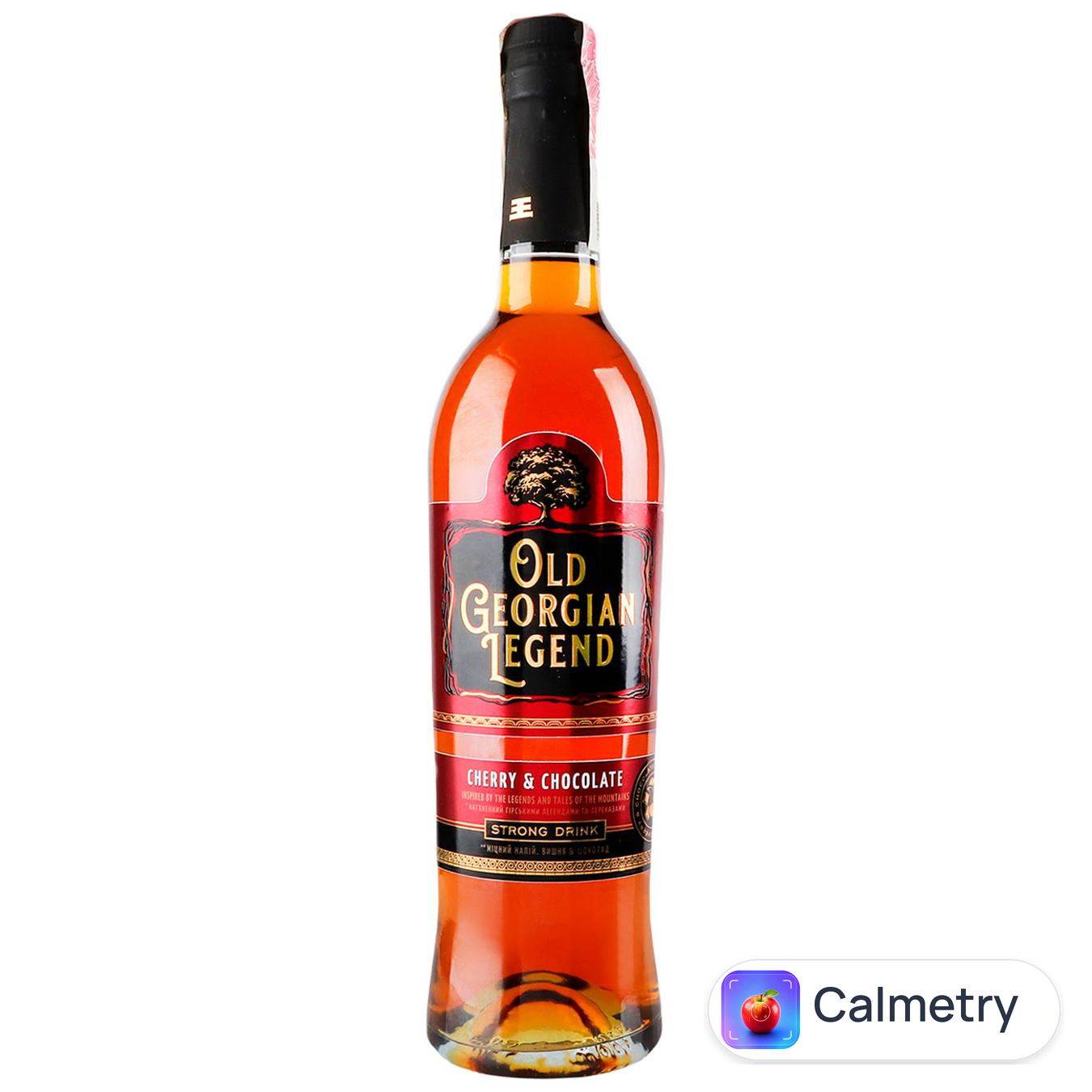 Напій коньячний Old Georgian Legend Вишня-шоколад 36% 0,5л — фото продукту