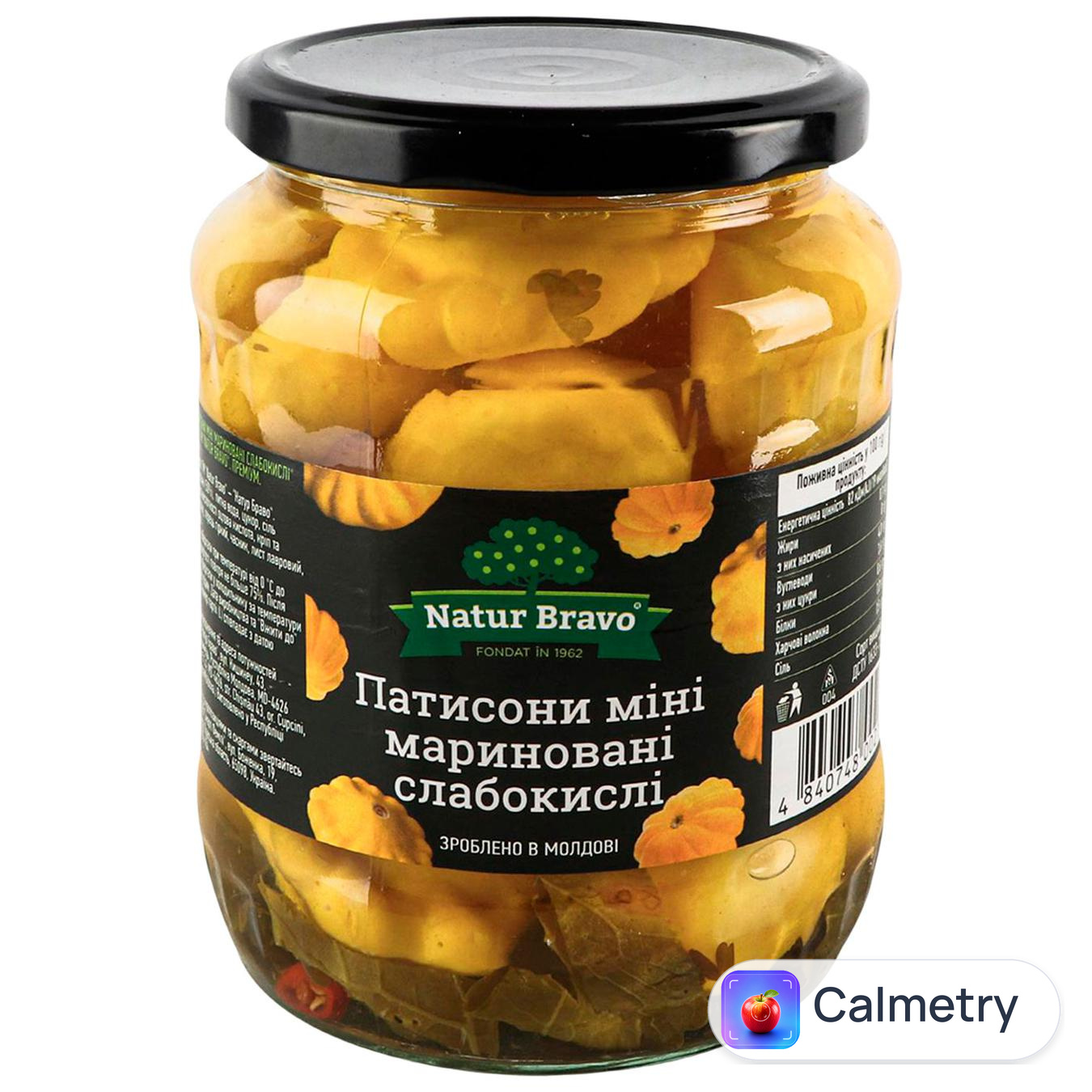 Патисони Natur Bravo 720мл