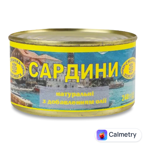 Сардини «Смачна Перемога» філе у соусі прованс з додаванням олії