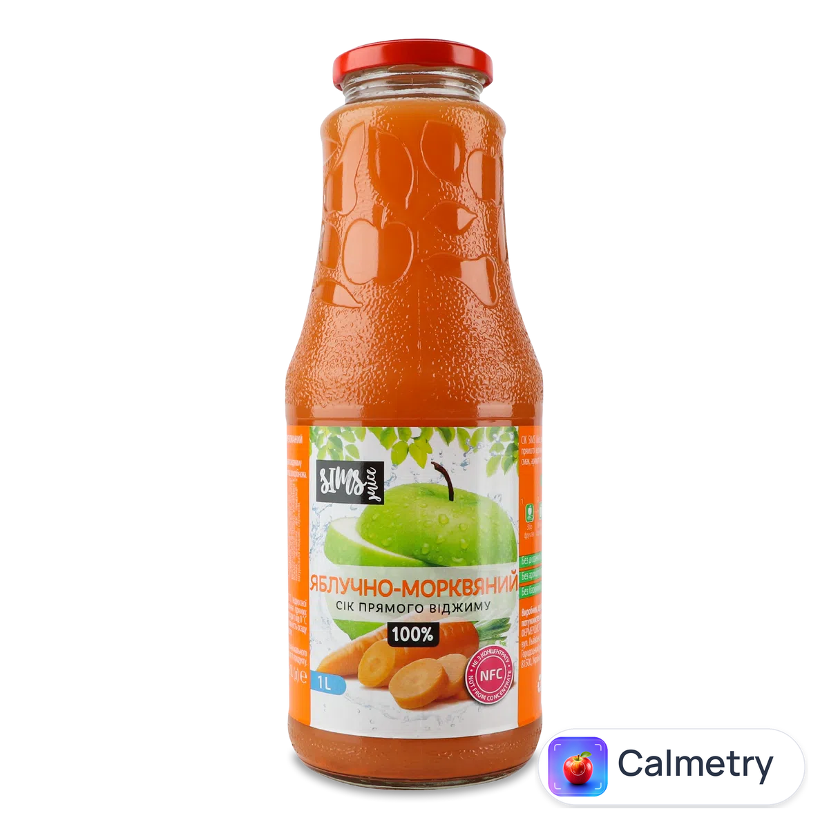 Сік Sims Juice яблучно-морквяний 1л