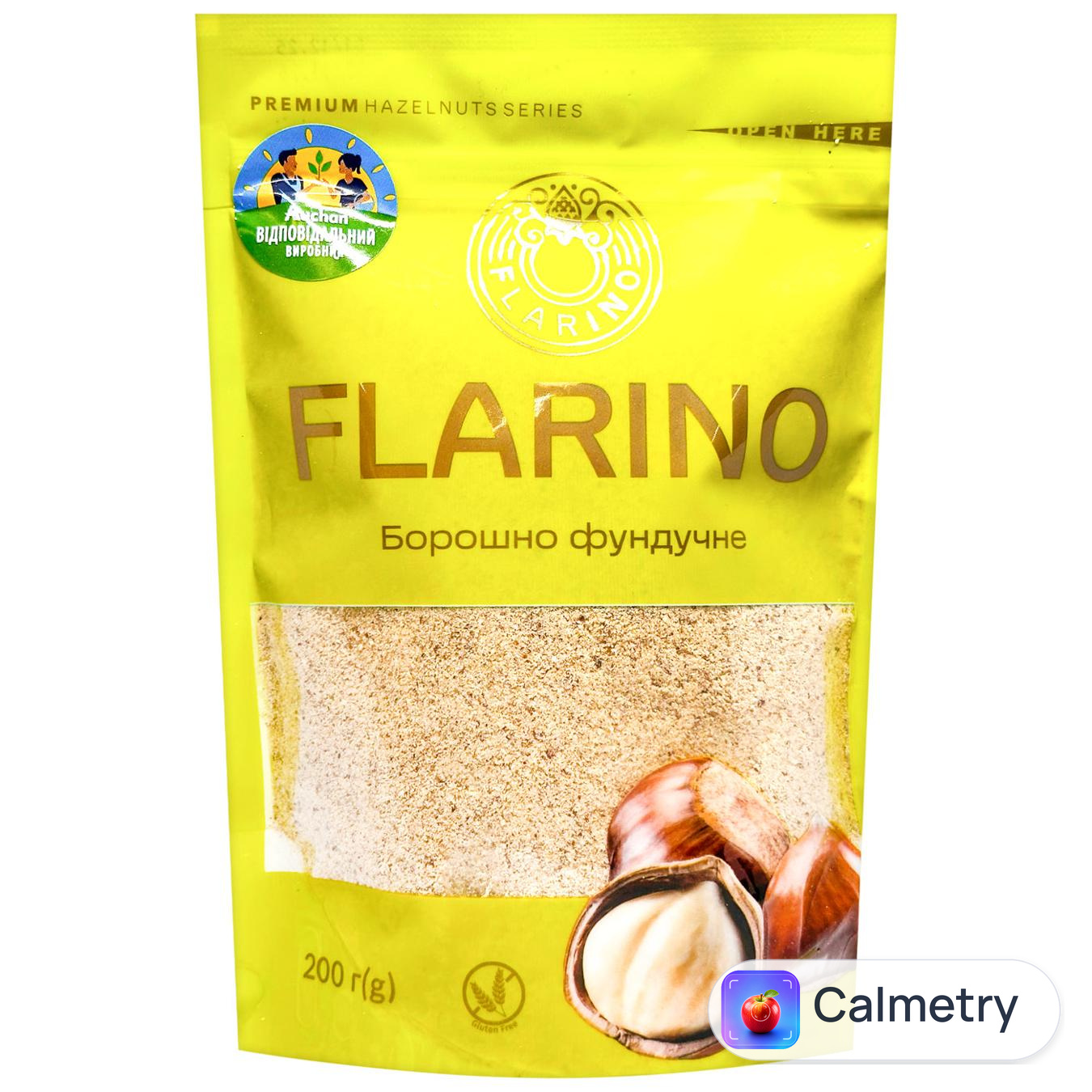 Борошно фундучне Flarino 200г — фото продукту