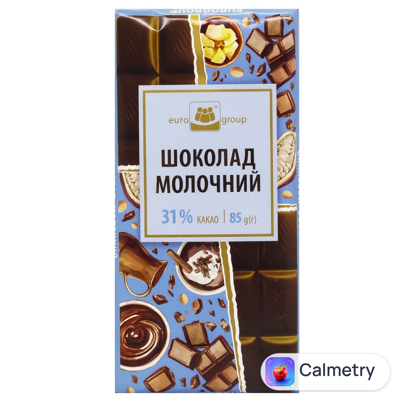 Шоколад молочний Eurogroup 85г