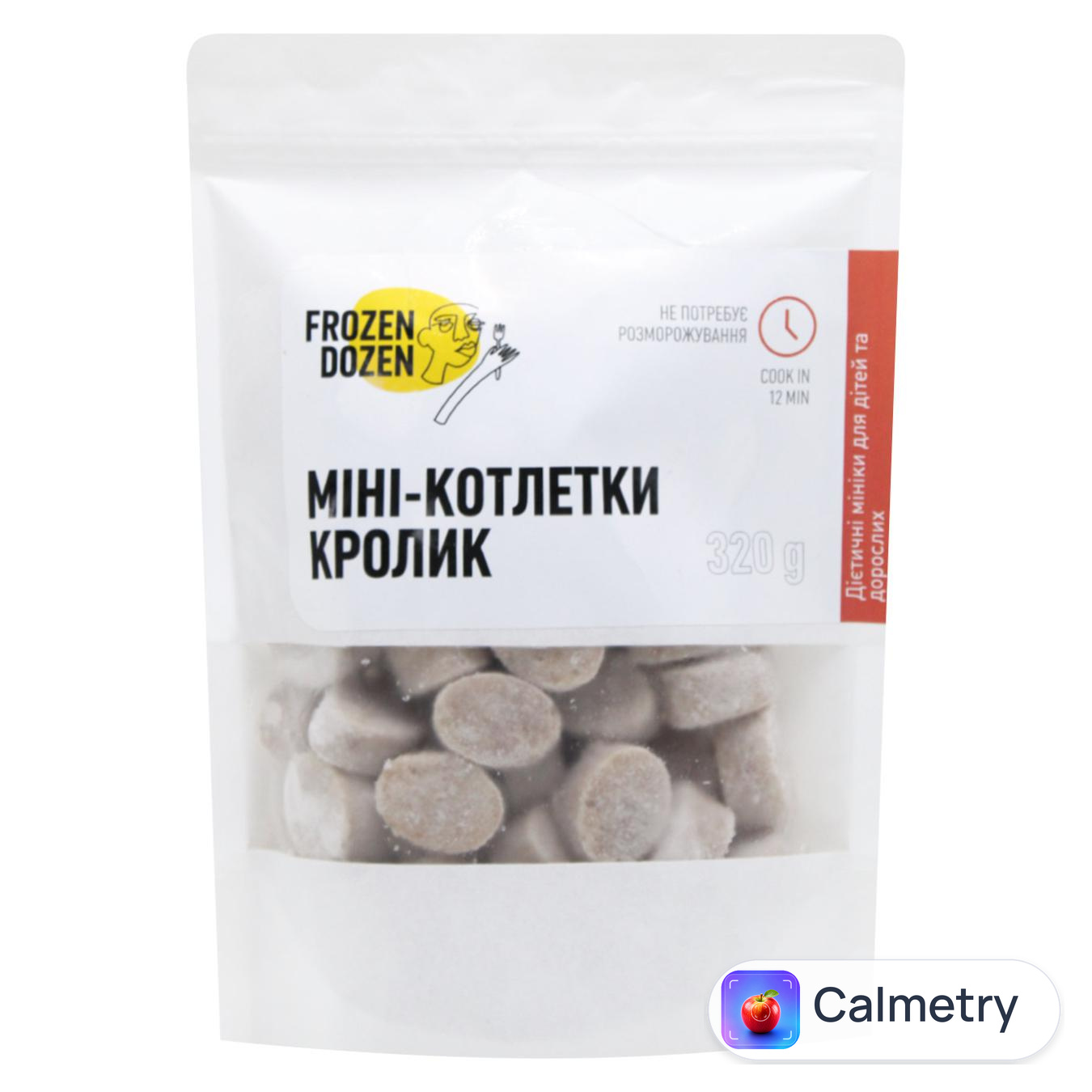 Міні-котлетки Frozen Dozen Кролик заморожені 320г